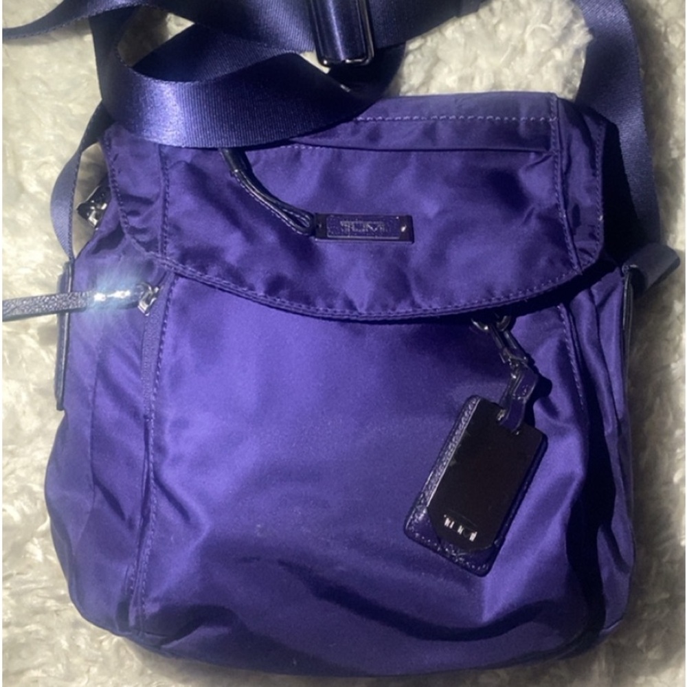 Tumi cross body purse